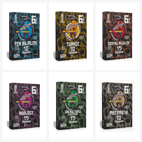 6. Sınıf Tüm Dersler Deneme Seti İsem Yayıncılık 6. Sınıf Tüm Dersler Deneme Seti İsem Yayıncılık