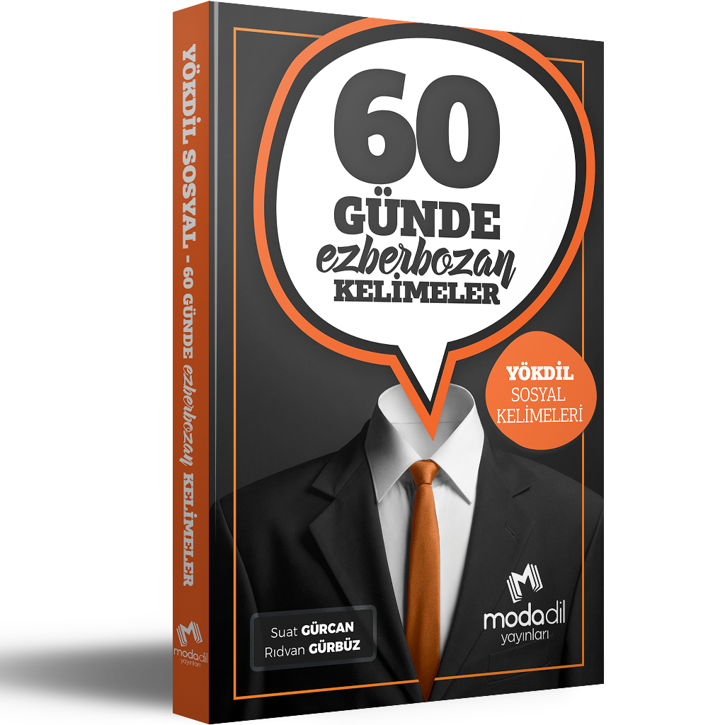 60 Günde Ezberbozan YökDİL Sosyal Kelimeleri Modadil Yayınları