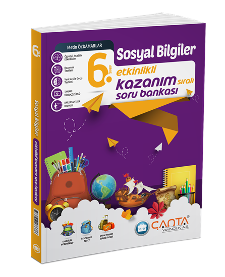 6.Sınıf Kazanım Sosyal Bilgiler Soru Bankası Çanta Yayınları 6.Sınıf Kazanım Sosyal Bilgiler Soru Bankası Çanta Yayınları