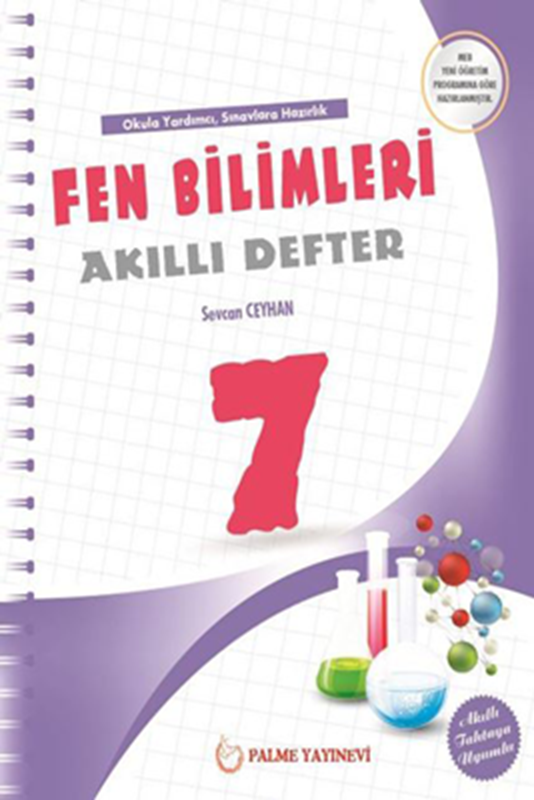 7. Sınıf Fen Bilimleri Akıllı Defter Palme Yayınları