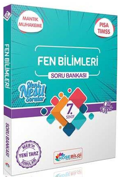7. Sınıf Fen Bilimleri Özet Bilgili Soru Bankası KöşeBilgi Yayınları