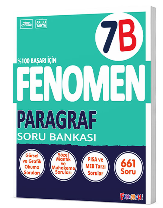 7. Sınıf Fenomen Paragraf B Soru Bankası Fenomen Yayınları