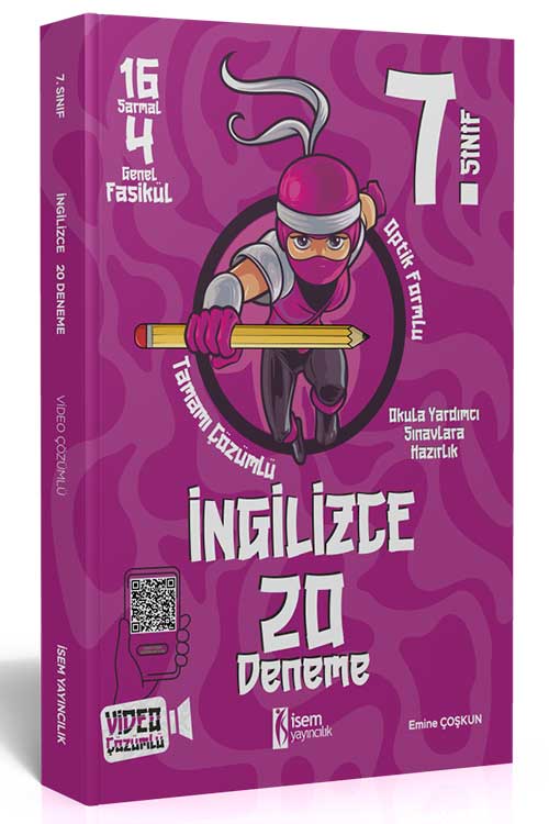 7. Sınıf İngilizce 20 Deneme İsem Yayıncılık 7. Sınıf İngilizce 20 Deneme İsem Yayıncılık