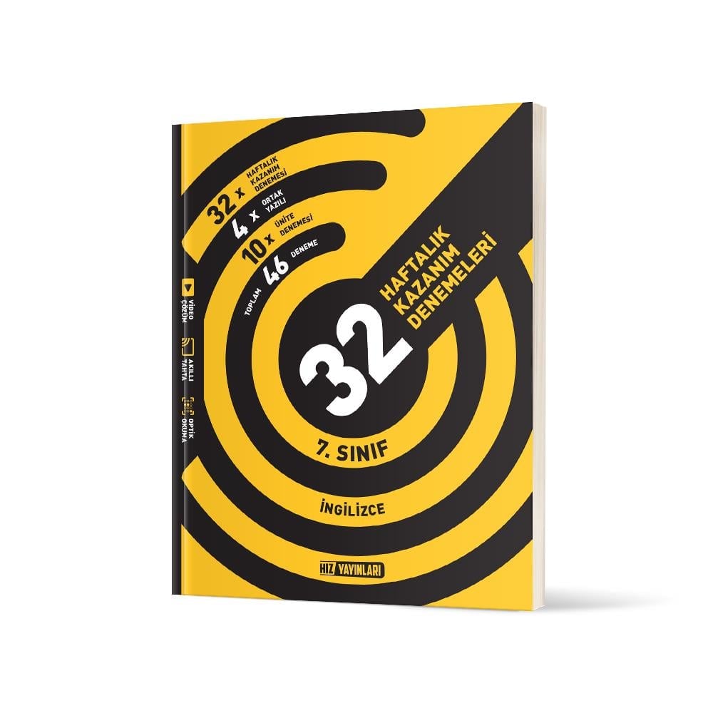 7. Sınıf İngilizce Haftalık Denemeleri Hız Yayınları 7. Sınıf İngilizce Haftalık Denemeleri Hız Yayınları