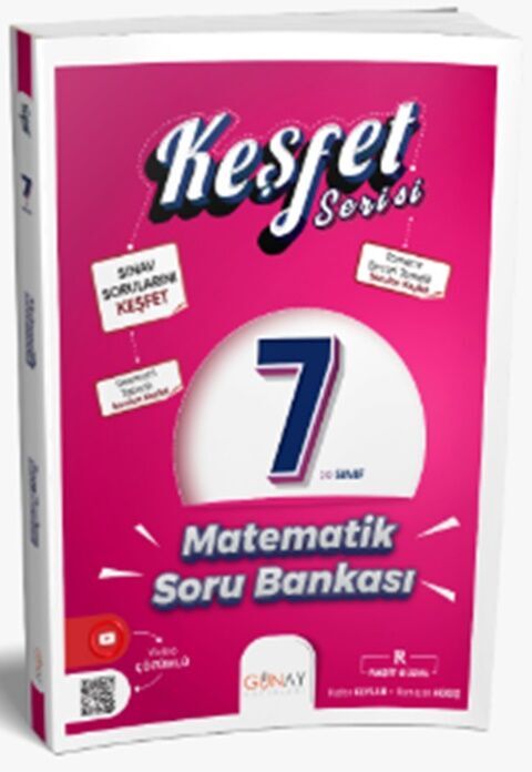 7. Sınıf Keşfet Plus Serisi Matematik Soru Bankası Günay Yayınları
