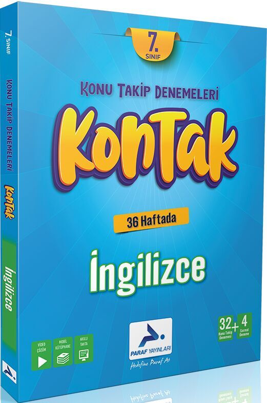 7. Sınıf Kontak İngilizce Denemeleri Paraf Yayınları