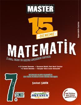 7. Sınıf Master 15 Matematik Denemesi Okyanus Yayınları