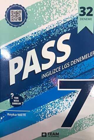 7. Sınıf Pass İngilizce LGS Denemeleri Team Elt Publishing