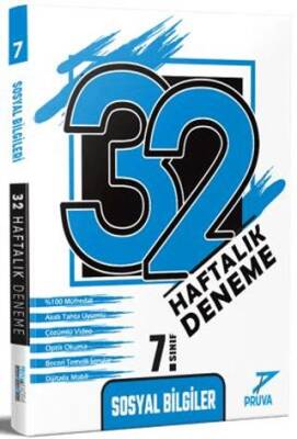 7. Sınıf Sosyal Bilgiler 32 Haftalık Deneme Pruva Akademi Yayınları 7. Sınıf Sosyal Bilgiler 32 Haftalık Deneme Pruva Akademi Yayınları