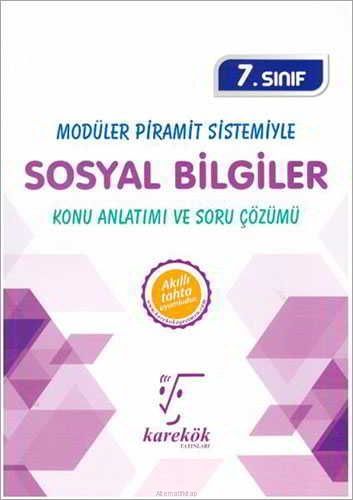 7. Sınıf Sosyal Bilgiler MPS Konu Anlatımı ve Soru Çözümü Karekök Yayınları