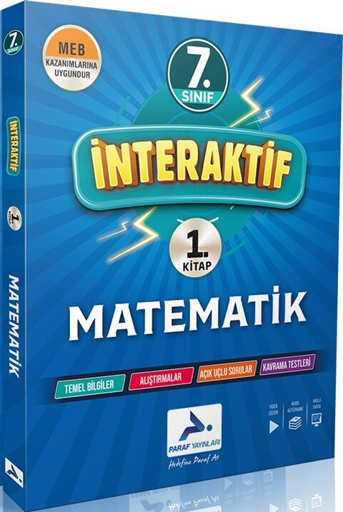7.Sınıf İnteraktif Matematik Soru Bankası Paraf Yayınları