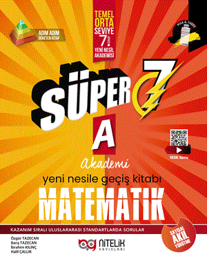 7.Sınıf Süper Matematik Soru Kitabı Nitelik Yayınları