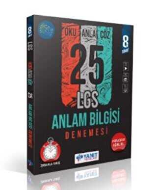 8. Sınıf Anlam Bilgisi 25 Deneme Yanıt Yayınları