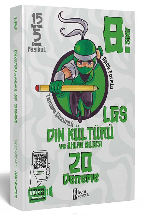8. Sınıf Din Kültürü ve Ahlak Bilgisi 20 Deneme İsem Yayıncılık