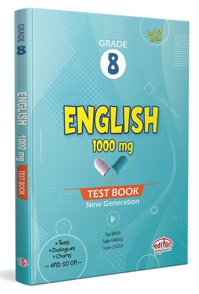 8. Sınıf English 1000 MG Test Book Editör Yayınları