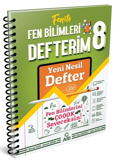 8. Sınıf Fen Bilimleri Akıllı Defteri Arı Yayınları