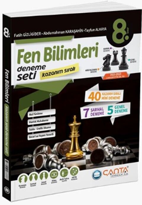 8. Sınıf Fen Bilimleri Kazanım Sıralı Deneme Seti Çanta Yayınları 8. Sınıf Fen Bilimleri Kazanım Sıralı Deneme Seti Çanta Yayınları