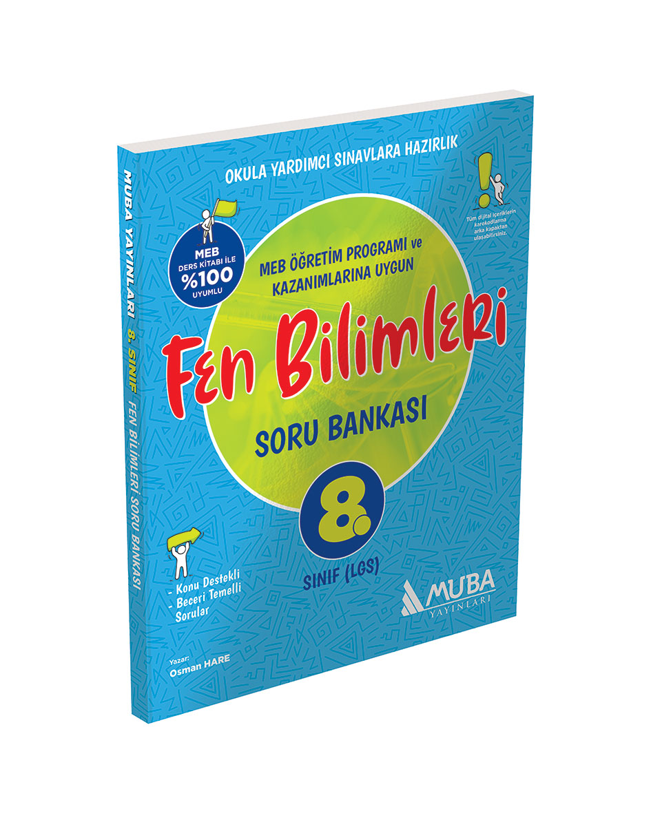 8. Sınıf Fen Bilimleri Soru Bankası Muba Yayınları