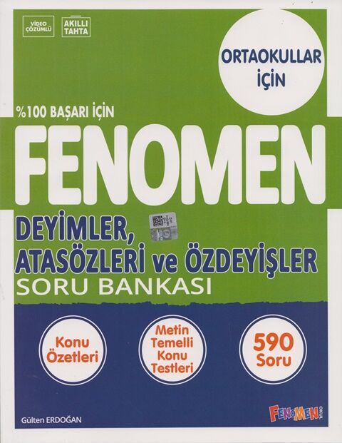 8. Sınıf Fenomen Atasözleri ve Özdeyişler Okuma Soru Bankası Fenomen Yayınları