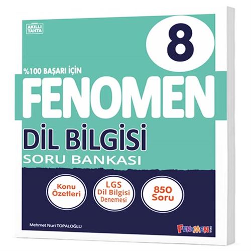 8. Sınıf Fenomen Dil Bilgisi Soru Bankası Fenomen Yayınları