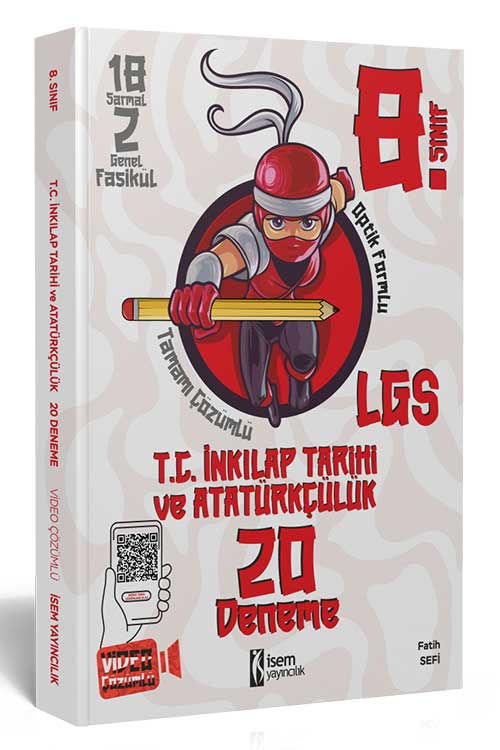8. Sınıf İnkılap Tarihi ve Atatürkçülük 20 Deneme İsem Yayıncılık