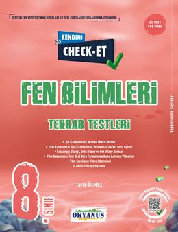 8. Sınıf Fen Bilimleri Kendini Check Et Soru Bankası Okyanus Yayınları