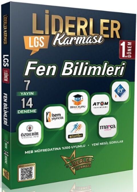 8. Sınıf LGS 1. Dönem Fen Bilimleri 7 Yayın 14 Deneme Liderler Karması