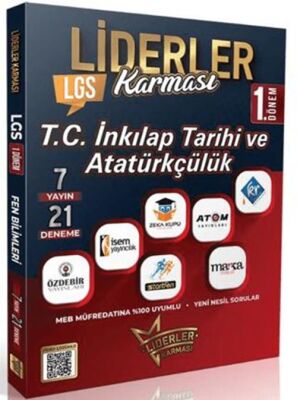 8. Sınıf LGS 1. Dönem TC İnkılap Tarihi ve Atatürkçülük 7 Yayın 14 Deneme Liderler Karması