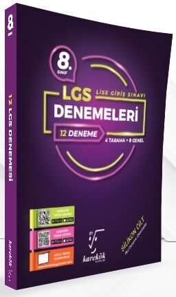 8. Sınıf LGS 12 Li Deneme Seti Karekök Yayınları