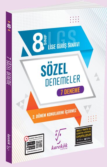 8. Sınıf LGS Sözel 7 li Deneme Karekök Yayınları