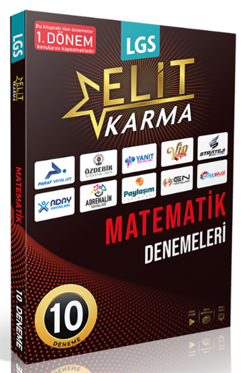 8. Sınıf LGS Matematik 1. Dönem Elit Karma 10 lu Deneme Paraf Yayınları 8. Sınıf LGS Matematik 1. Dönem Elit Karma 10 lu Deneme Paraf Yayınları