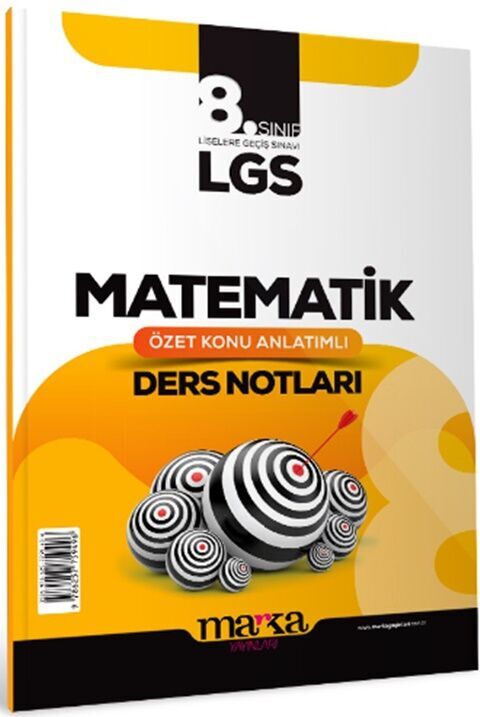 8. Sınıf LGS Matematik Özet Konu Anlatımlı Ders Notları Marka Yayınları