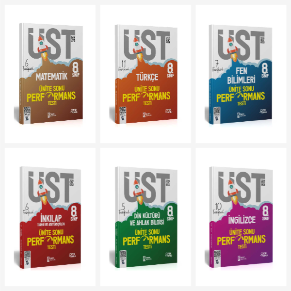 8. Sınıf LGS Tüm Dersler Ünite Sonu Performans Testi Seti İsem Yayıncılık