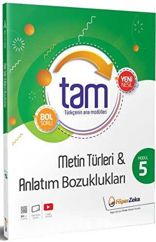 8. Sınıf TAM Türkçe 5 Metin Türleri Anlatım Bozuklukları Hiper Zeka Yayınları