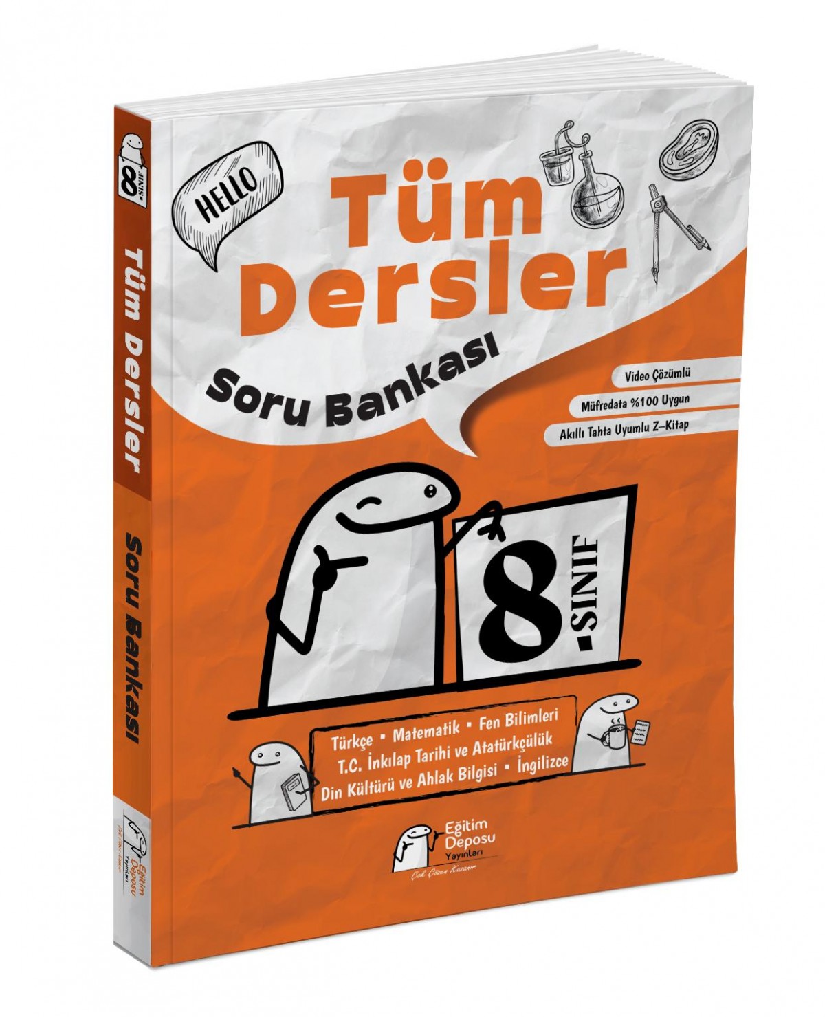 8. Sınıf Tüm Dersler Soru Bankası Eğitim Deposu Yayınları