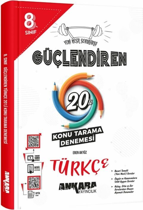 8. Sınıf Türkçe Güçlendiren 20 Konu Tarama Denemesi Ankara Yayıncılık 8. Sınıf Türkçe Güçlendiren 20 Konu Tarama Denemesi Ankara Yayıncılık