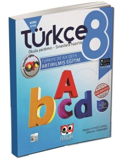 8.Sınıf Artırılmış Türkçe Konu Anlatımlı  Nitelik Yayınları