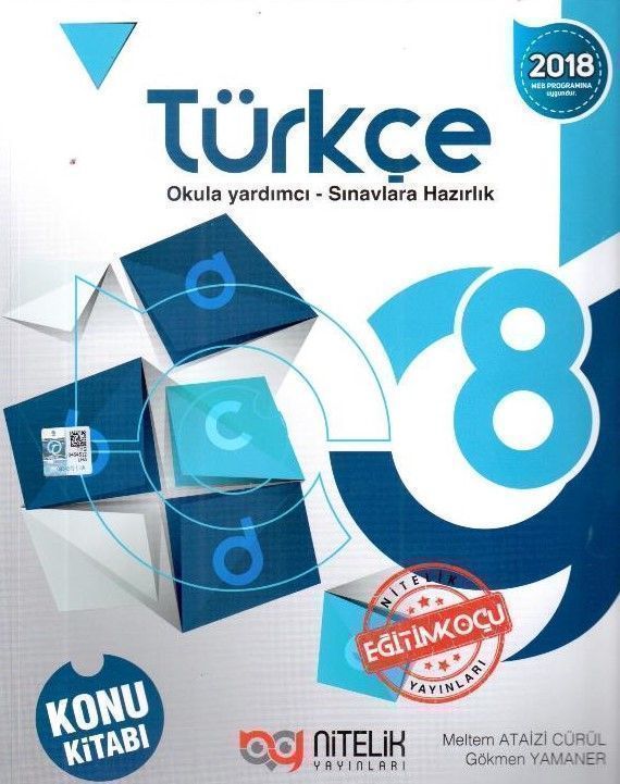 8.Sınıf Türkçe Konu Anlatımlı  Nitelik Yayınları