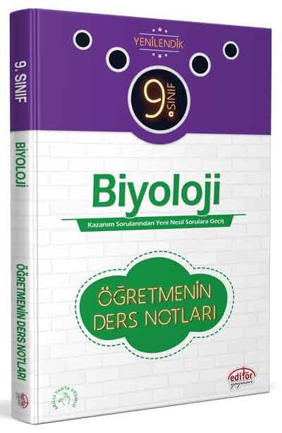 9. Sınıf Biyoloji Öğretmenin Öğretmenin Ders Notları Editör Yayınları