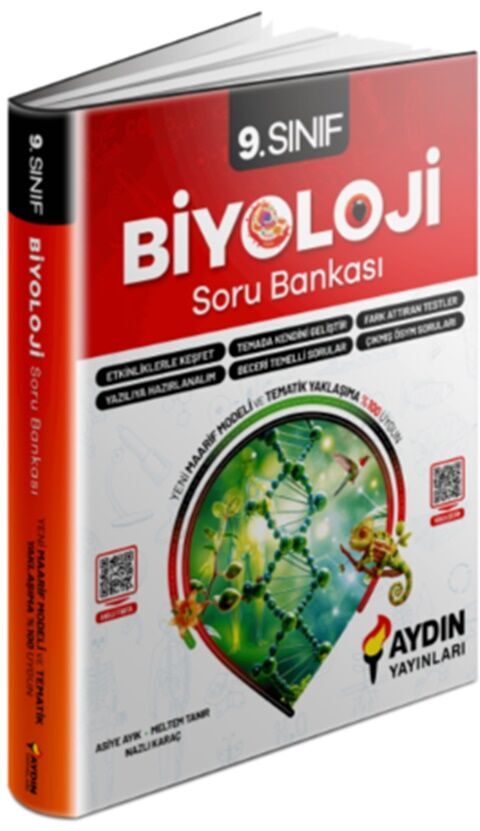 Aydın 9. Sınıf Biyoloji Soru Bankası Aydın Yayınları Aydın 9. Sınıf Biyoloji Soru Bankası Aydın Yayınları