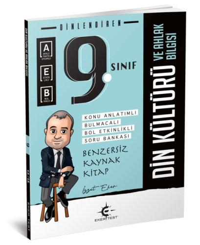 9. Sınıf Dinlendiren Din Kültürü ve Ahlak Bilgisi Konu Anlatımlı Eker Test Yayınları