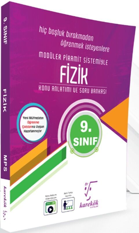 9. Sınıf Fizik MPS Konu Anlatımı ve Soru Bankası Karekök Yayınları