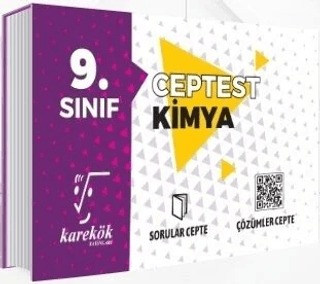 9. Sınıf Kimya Cep Test Karekök Yayınları