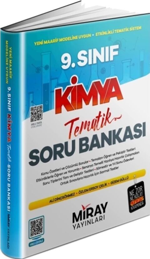 9. Sınıf Kimya Tematik Konu Özetli Soru Bankası Miray Yayınları