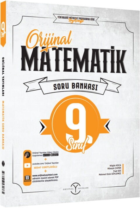 9. Sınıf Matematik Soru Bankası Orijinal Yayınları 9. Sınıf Matematik Soru Bankası Orijinal Yayınları