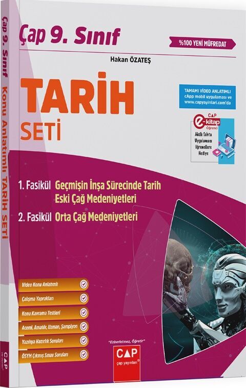 9. Sınıf Tarih Seti Çap Yayınları