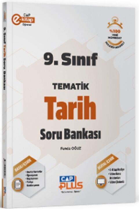 9. Sınıf Tarih Tematik Soru Bankası Çap Yayınları