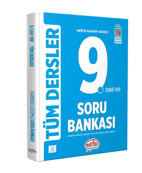 9. Sınıf VIP Tüm Dersler Soru Bankası Editör Yayınları