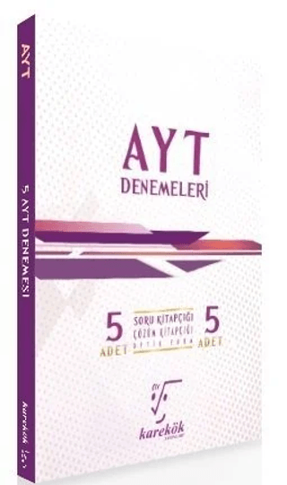AYT 5 li Denemeleri Karekök Yayınları AYT 5 li Denemeleri Karekök Yayınları