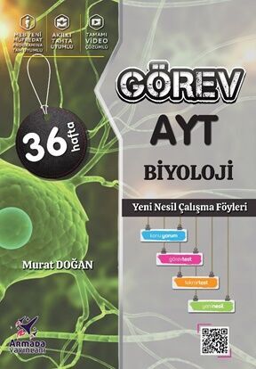 AYT Biyoloji Yeni Nesil Çalışma Föyleri Armada Yayınları